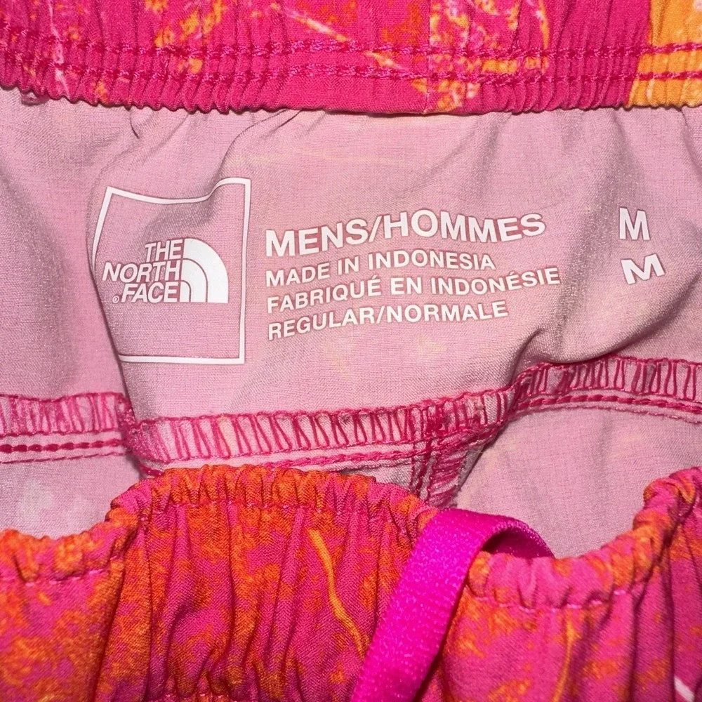 The North Face Wander Short‎ Mens Size Medium Pink Glo Valley Print Drawstring